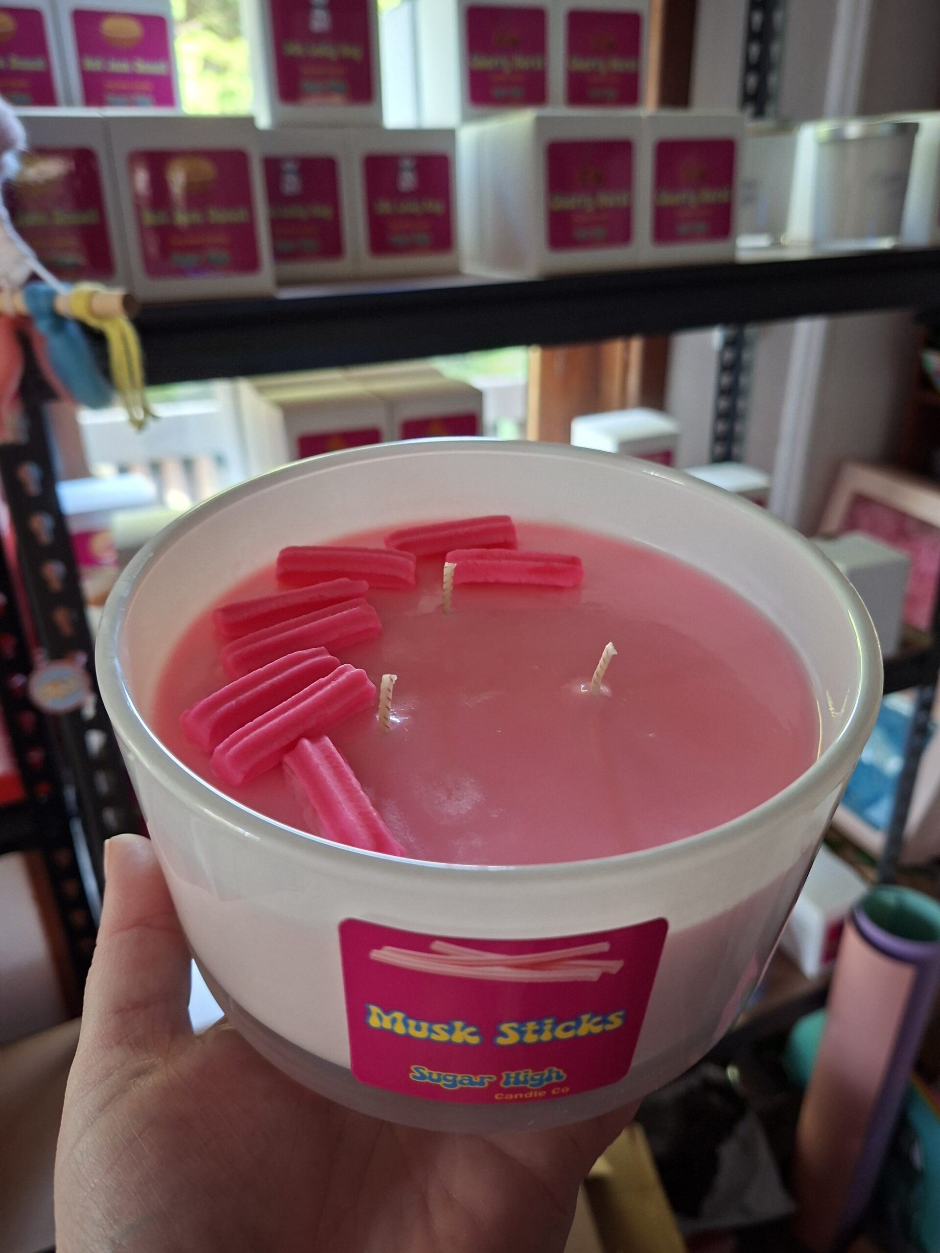 Musk Sticks Candle Bowl - Image 2